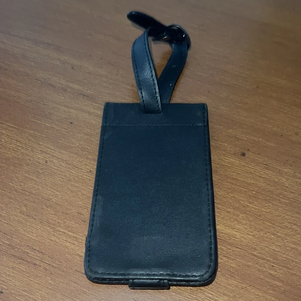 Asus Black Vinyl Luggage Tag